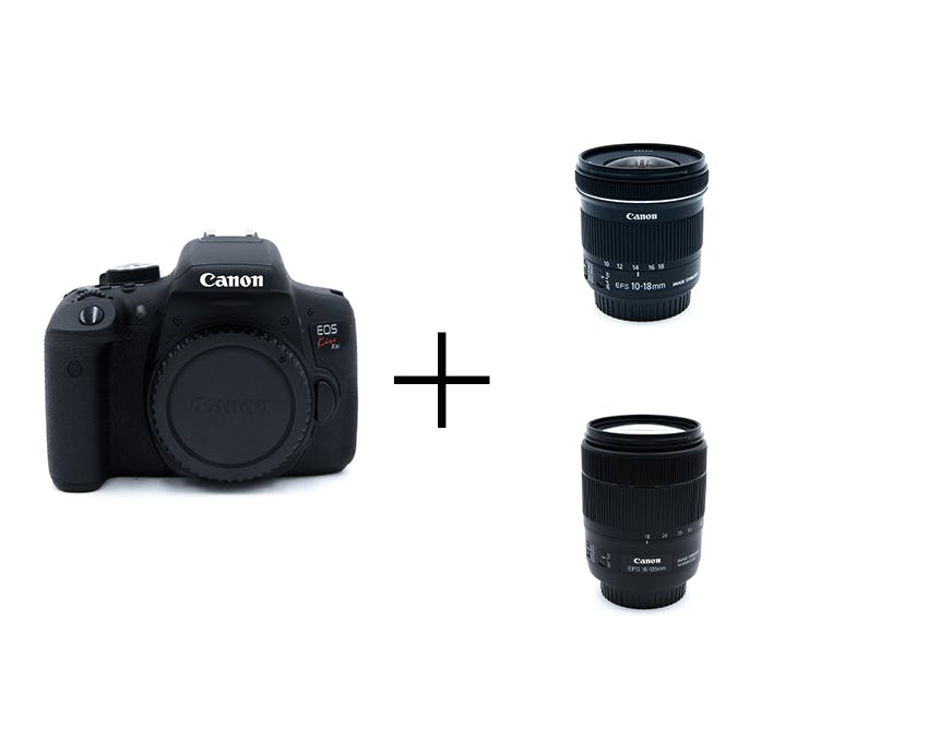 Canon カメラ初心者にオススメの一眼レフ＆ズームレンズ2本セット EOS Kiss X8i +10-18mm + 18-135mm