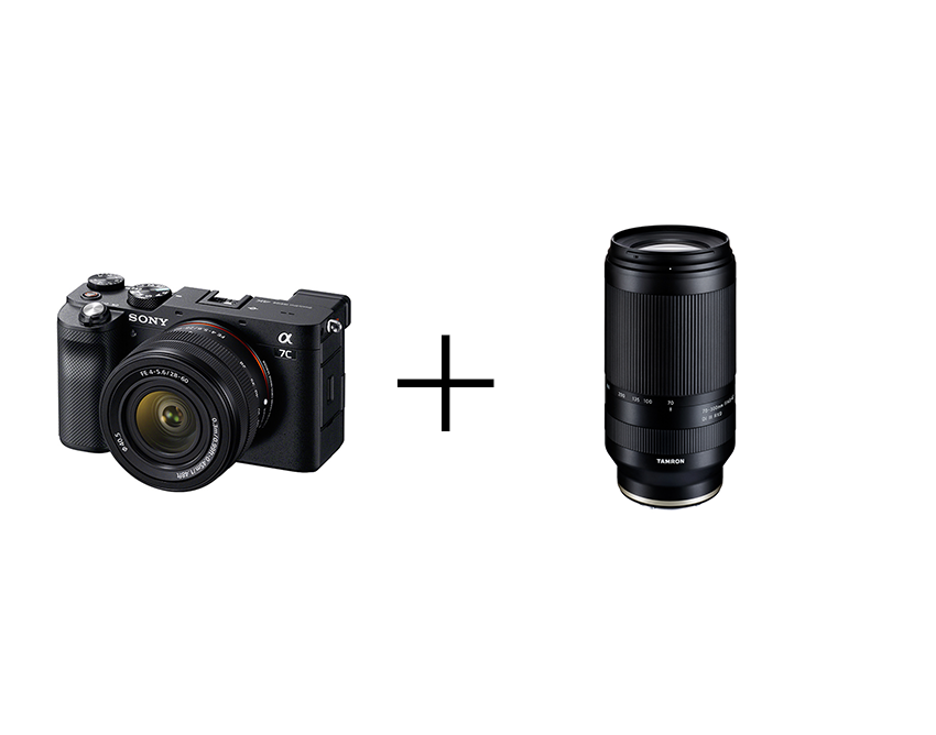 SONY α7C 軽量ダブルズームセット α7C [ブラック] + FE 28-60mm F4-5.6 + TAMRON 70-300mm F/4.5-6.3
