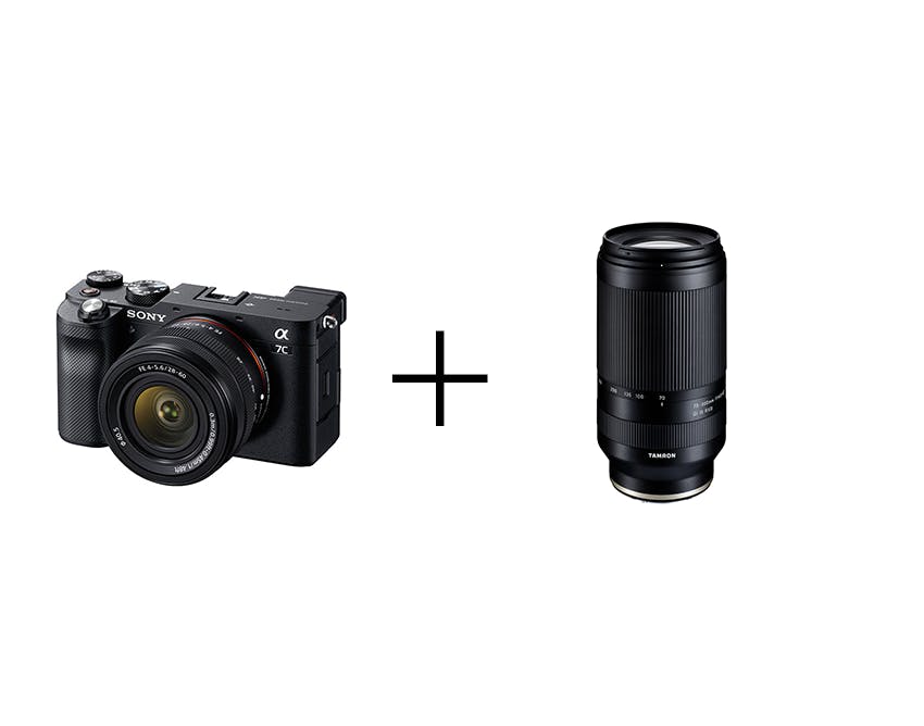 SONY α7C 軽量ダブルズームセット α7C [ブラック] + FE 28-60mm F4-5.6 + TAMRON 70-300mm F/4.5-6.3
