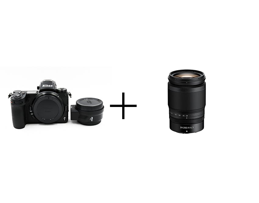 Nikon Z 6 & 高倍率ズームセット Z 6 ボディ + NIKKOR Z 24-200mm f/4-6.3 VR (FTZ マウントアダプターつき)