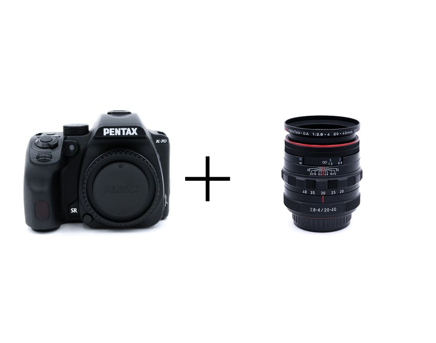 PENTAX K-70 & Limitedズームセット K-70 ボディ + HD PENTAX-DA 20-40mmF2.8-4ED Limited DC WR [ブラック]