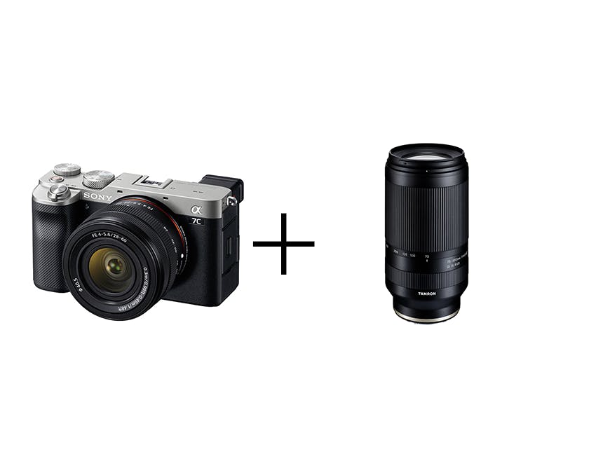 SONY α7C 軽量ダブルズームセット α7C [シルバー] + FE 28-60mm F4-5.6 + TAMRON 70-300mm F/4.5-6.3