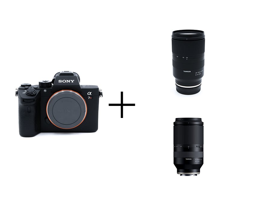 SONY α7R III & TAMRON F2.8通しダブルズームセット(標準+望遠) α7R III + 28-75mm F/2.8 Di III RXD (Model A036) + 70-180mm F/2.8 Di III VXD (Model A056)