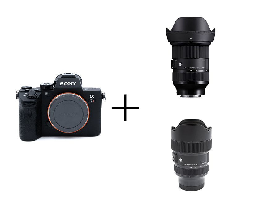SONY α7R III & SIGMA F2.8通しダブルズームセット(広角+標準) α7R III + 14-24mm F2.8 DG DN + 24-70mm F2.8 DG DN