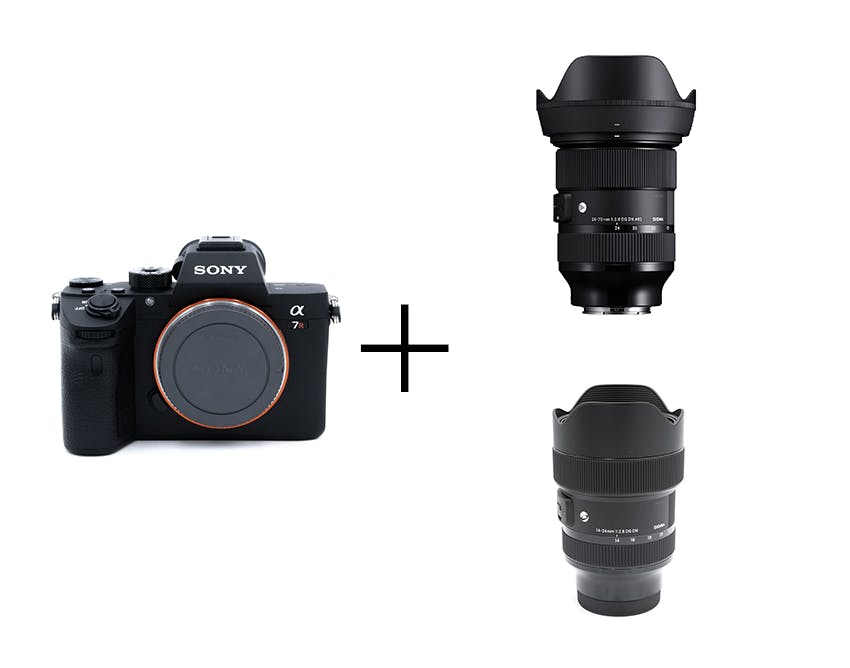 SONY α7R III & SIGMA F2.8通しダブルズームセット(広角+標準) α7R III + 14-24mm F2.8 DG DN + 24-70mm F2.8 DG DN