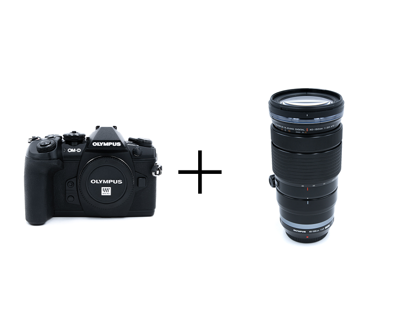 OLYMPUS OM-D E-M1 Mark II & F2.8通しダブルズームセット(標準+望遠/テレコン付き) OM-D E-M1 Mark II + ED 12-40mm F2.8 PRO + ED 40-150mm F2.8 PRO 1.4x テレコンバータ