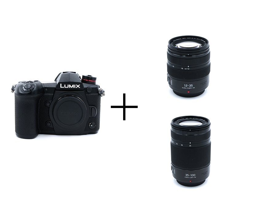 Panasonic LUMIX G9 & F2.8通しダブルズームセット(標準+望遠) LUMIX DC-G9 + G X VARIO 12-35mm/F2.8 II + G X VARIO 35-100mm/F2.8 II/POWER O.I.S