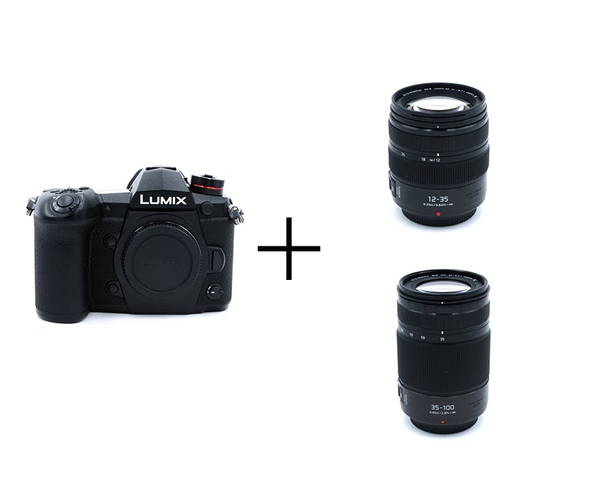 Panasonic LUMIX G9 & F2.8通しダブルズームセット(標準+望遠) LUMIX DC-G9 + G X VARIO 12-35mm/F2.8 II + G X VARIO 35-100mm/F2.8 II/POWER O.I.S