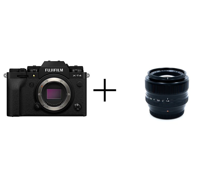 FUJIFILM 本格ミラーレス＆単焦点レンズセット X-T4 [ブラック] + XF35mmF1.4 R