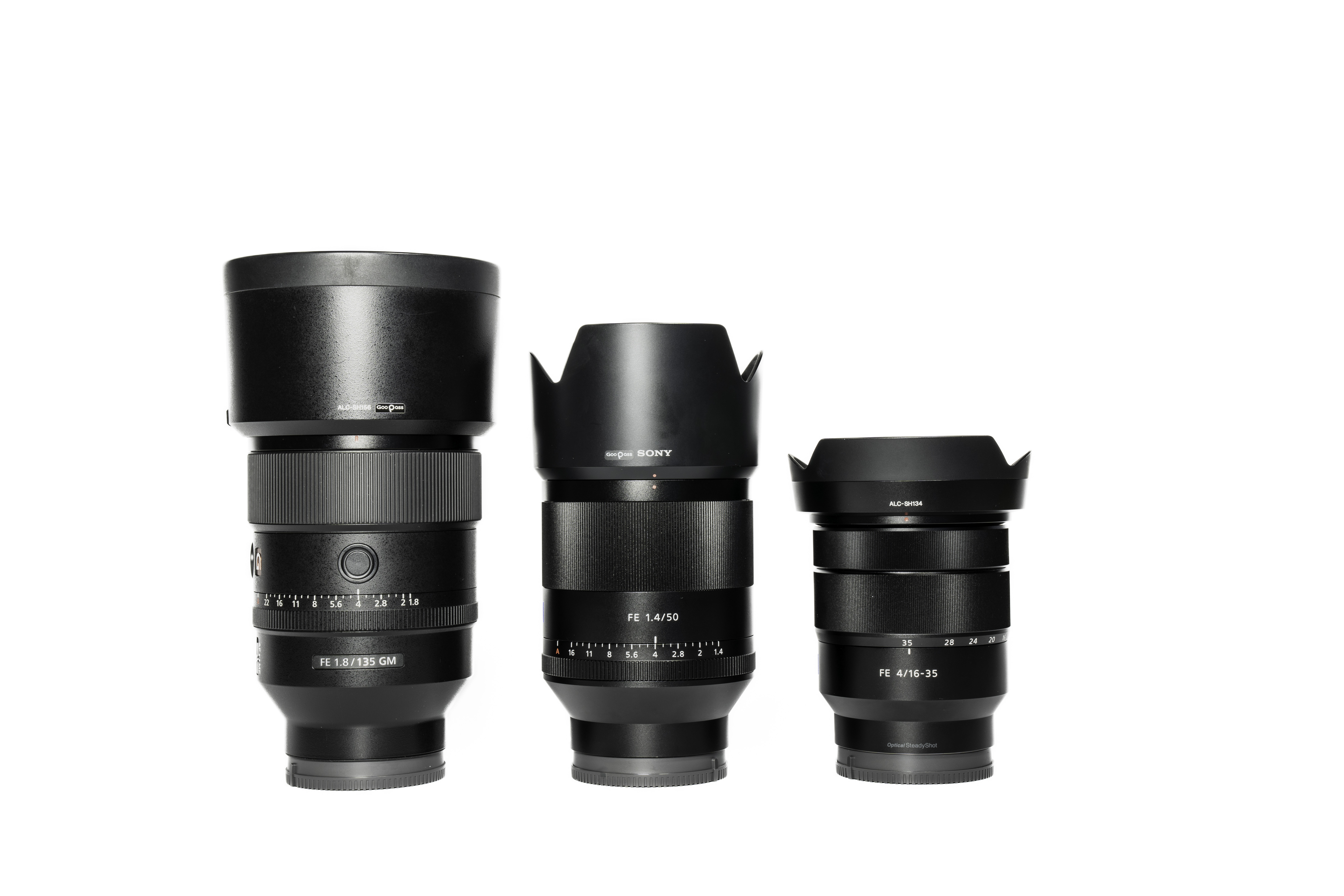 SONY 広角ズーム & 標準 & 望遠 欲張りレンズ3本セット(Eマウント) 16-35mm F4 + 50mm F1.4 + 135mm F1.8