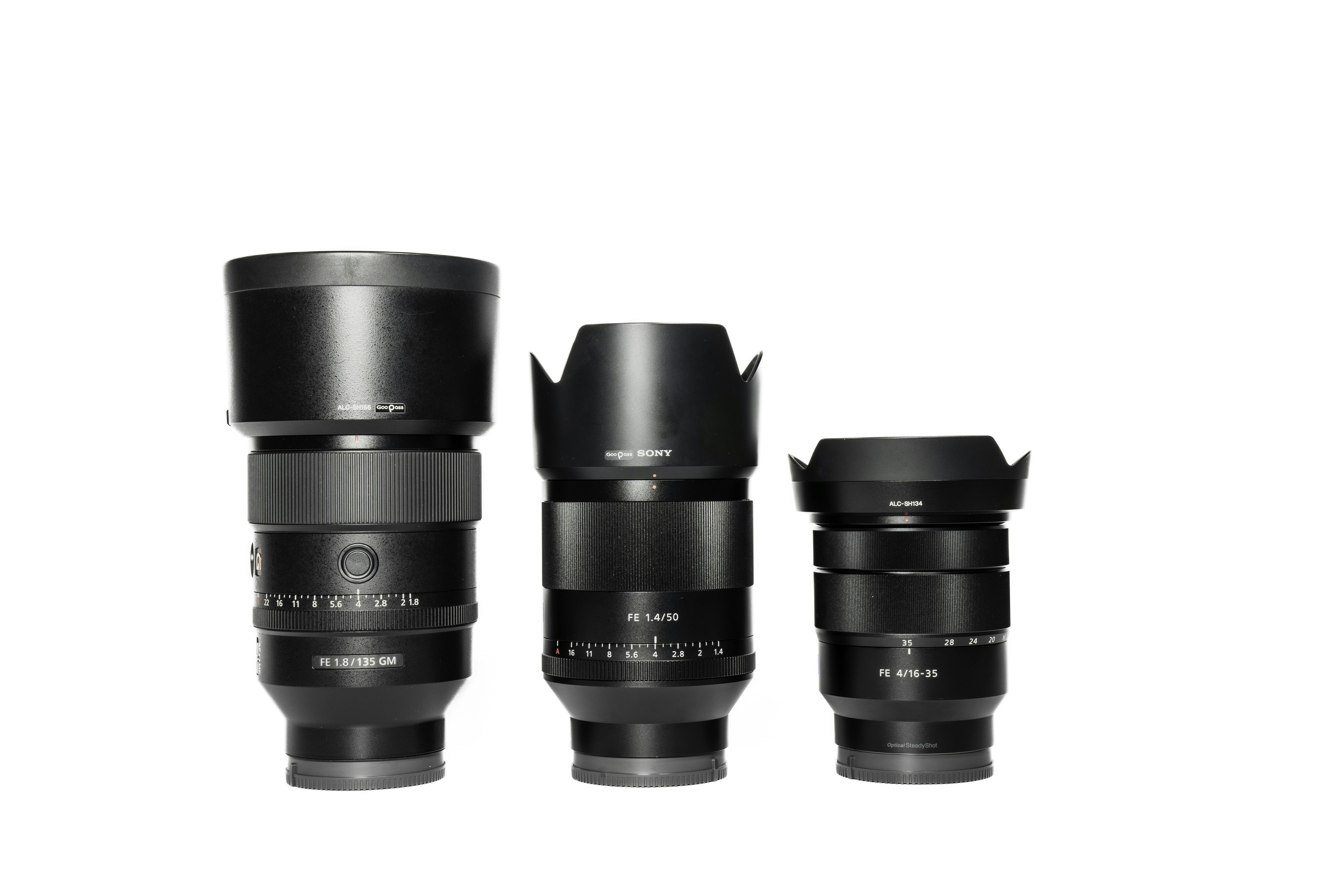 SONY 広角ズーム & 標準 & 望遠 欲張りレンズ3本セット(Eマウント) 16-35mm F4 + 50mm F1.4 + 135mm F1.8