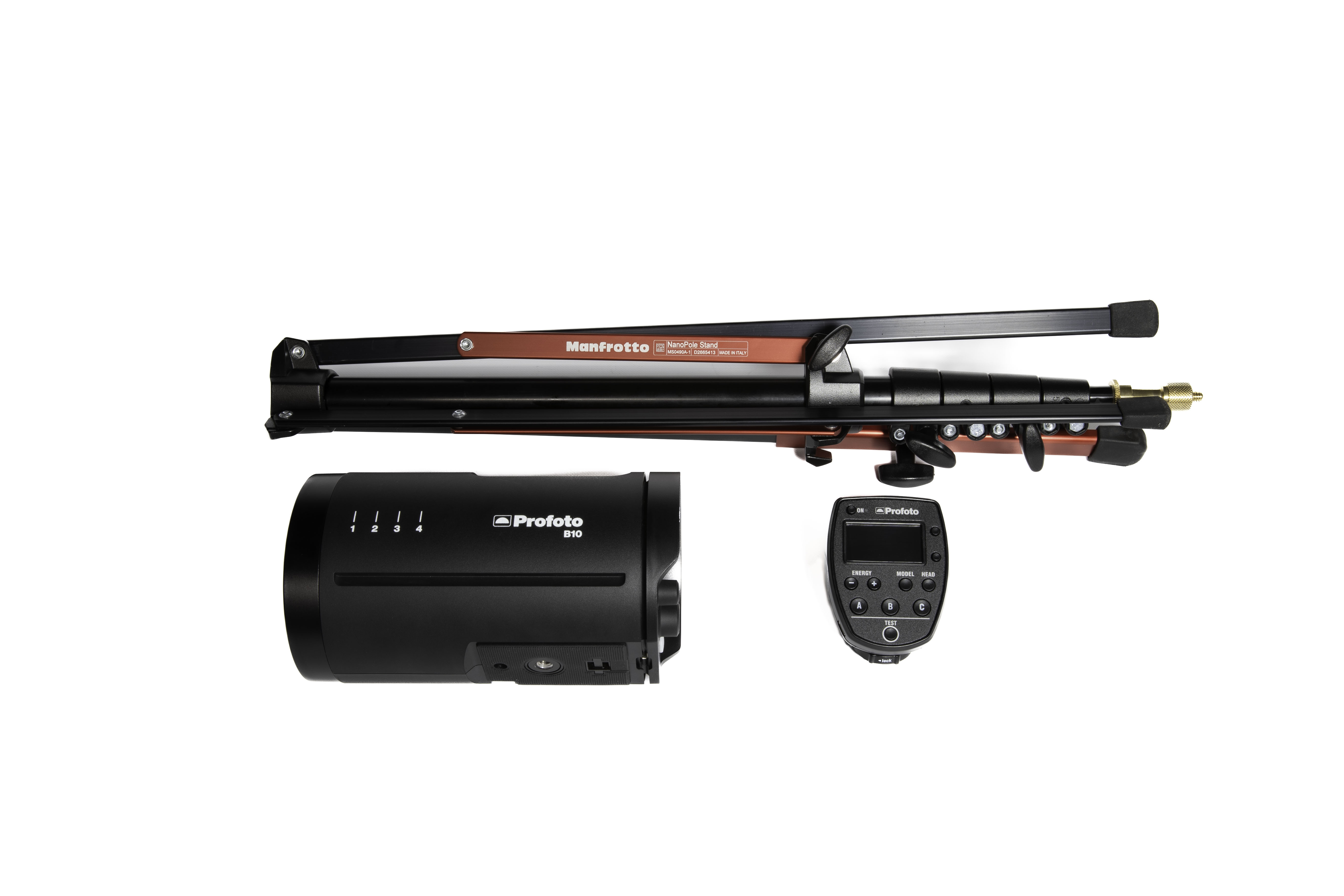 B10 本格オフカメラストロボセット(SONY用) B10 + Air Remote TTL-S + Manfrotto ナノポール 4段ライトスタンド