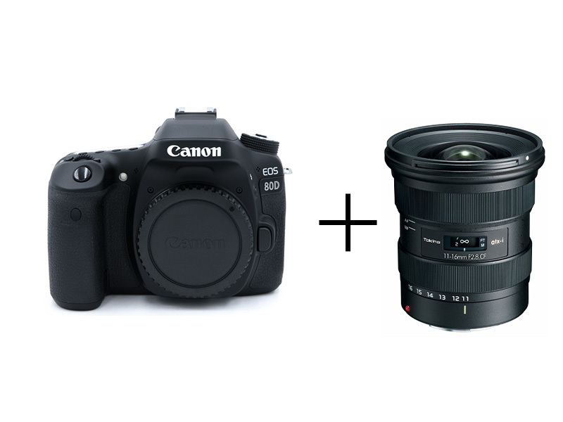 Canon 風景＆星空撮影入門セット EOS 80D + atx-i 11-16mm F2.8 CF [キヤノン用]