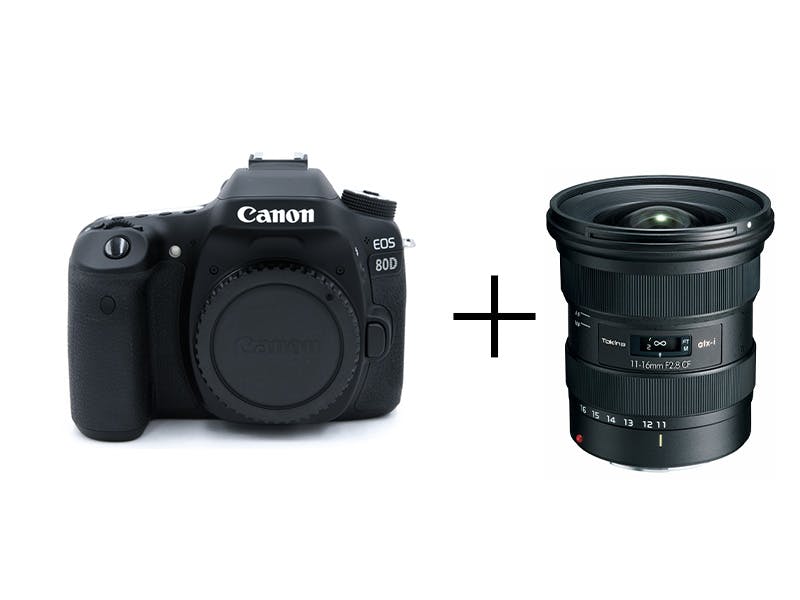 Canon 風景＆星空撮影入門セット EOS 80D + atx-i 11-16mm F2.8 CF [キヤノン用]