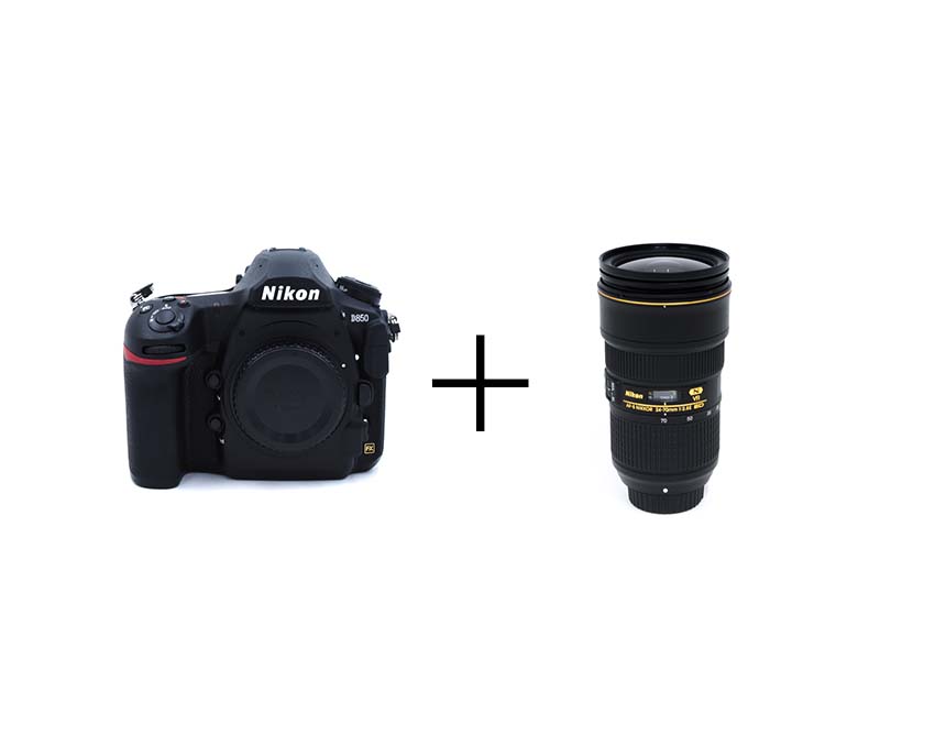 Nikon 高画素一眼レフ & 大口径標準ズームセット D850 + AF-S NIKKOR 24-70mm f/2.8E ED VR