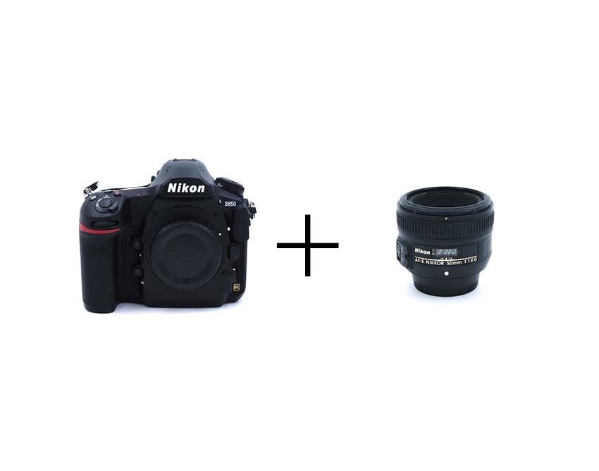 Nikon 高画素一眼レフ & ボケる標準単焦点セット D850 + AF-S NIKKOR 50mm f/1.8G