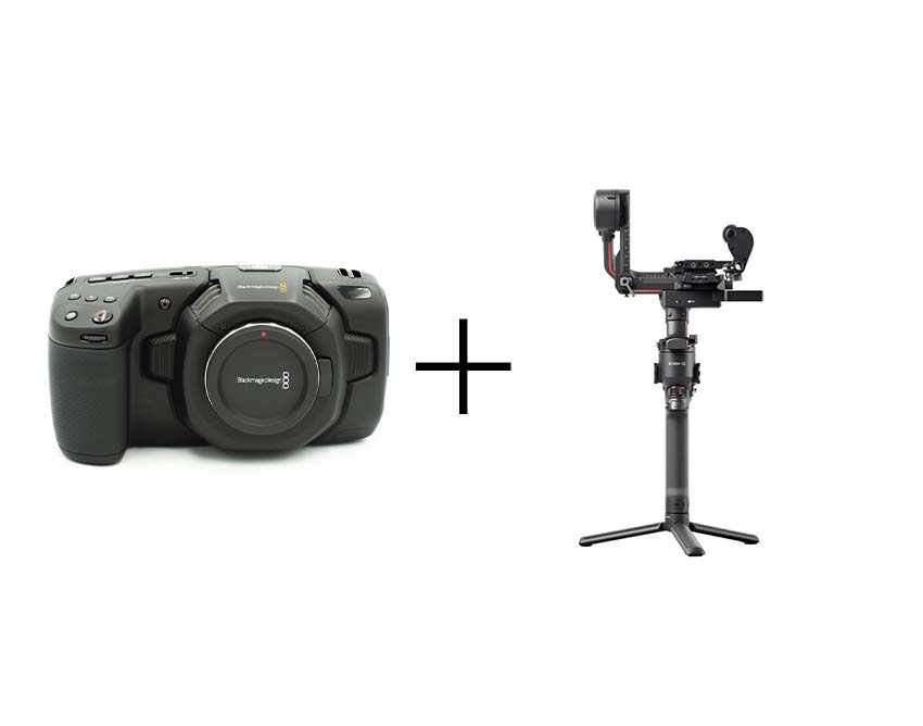 ジンバル映像制作セット(レンズ別) DJI RS 2 Proコンボ + BMPCC4K