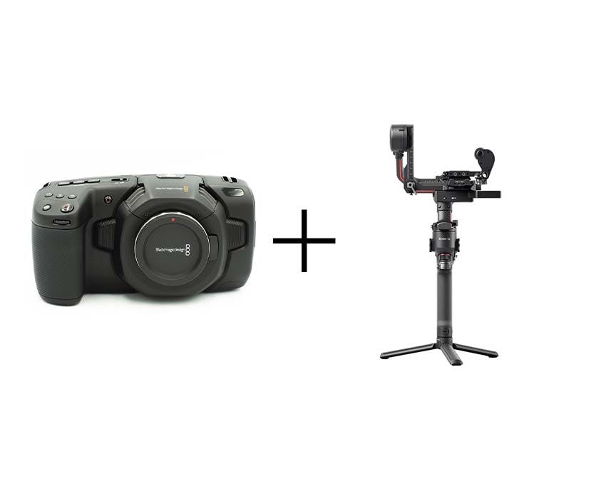 ジンバル映像制作セット(レンズ別) DJI RS 2 Proコンボ + BMPCC4K