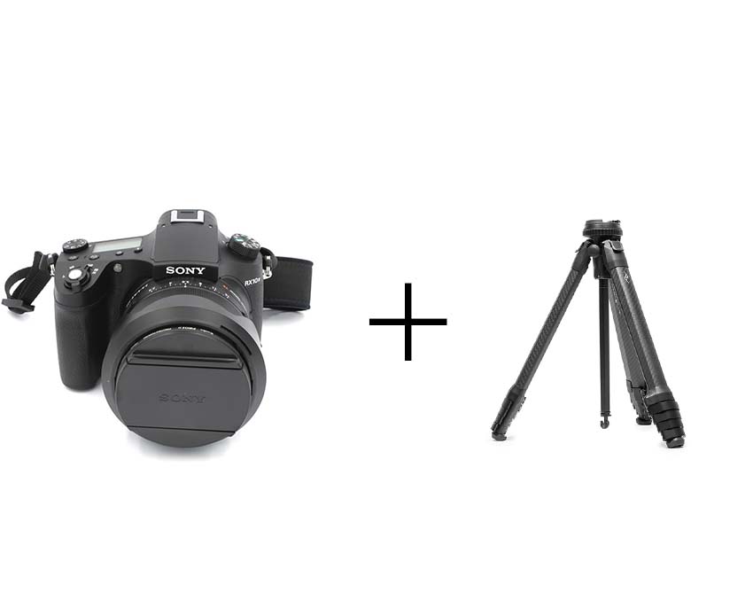 SONY 月撮影入門セット RX10M4 + ピークデザイン トラベル トライポッド カーボン