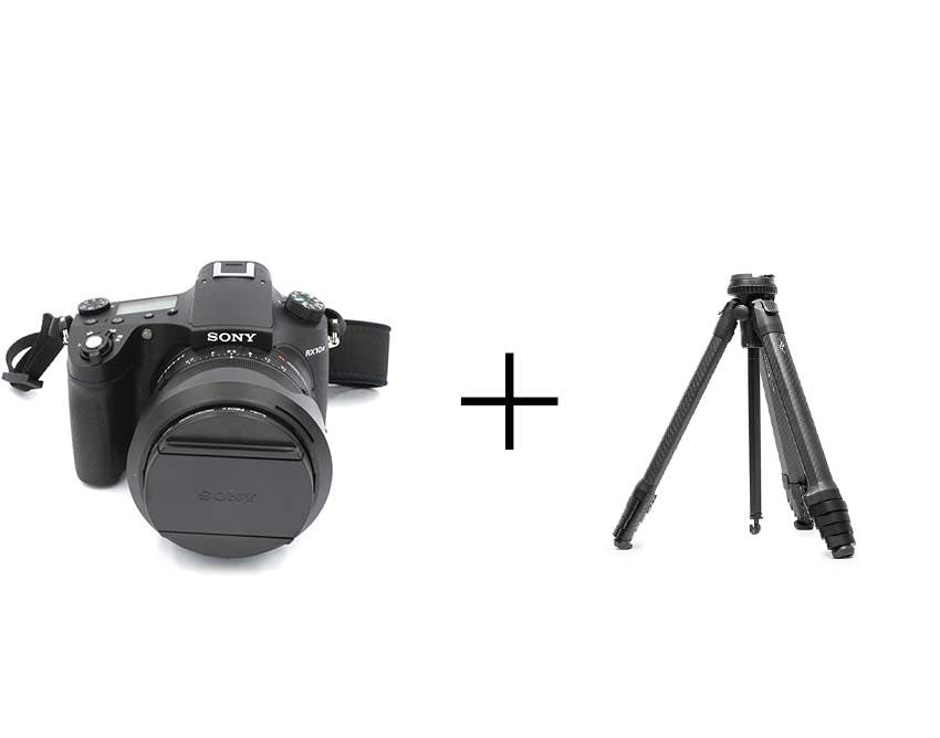 SONY 月撮影入門セット RX10M4 + ピークデザイン トラベル トライポッド カーボン