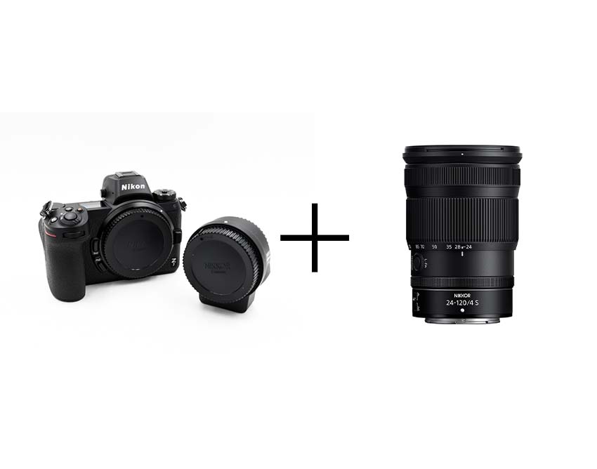 Nikon Z 7 & 万能ズームセット Z 7 ボディ + NIKKOR Z 24-120mm f/4 S (FTZ マウントアダプターつき)
