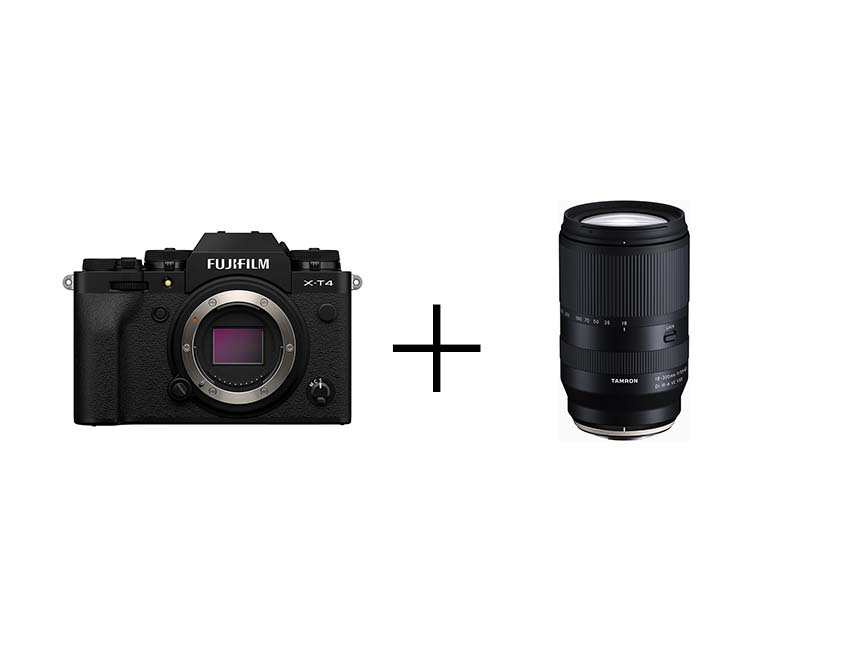 FUJIFILM 本格ミラーレス＆TAMRON高倍率ズームセット X-T4 ボディ[ブラック] + 18-300mm F/3.5-6.3 Di III-A VC VXD