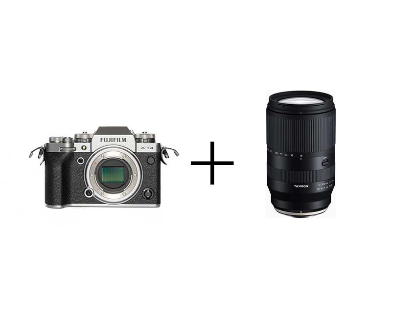 FUJIFILM 本格ミラーレス＆TAMRON高倍率ズームセット X-T4 ボディ[シルバー] + 18-300mm F/3.5-6.3 Di III-A VC VXD