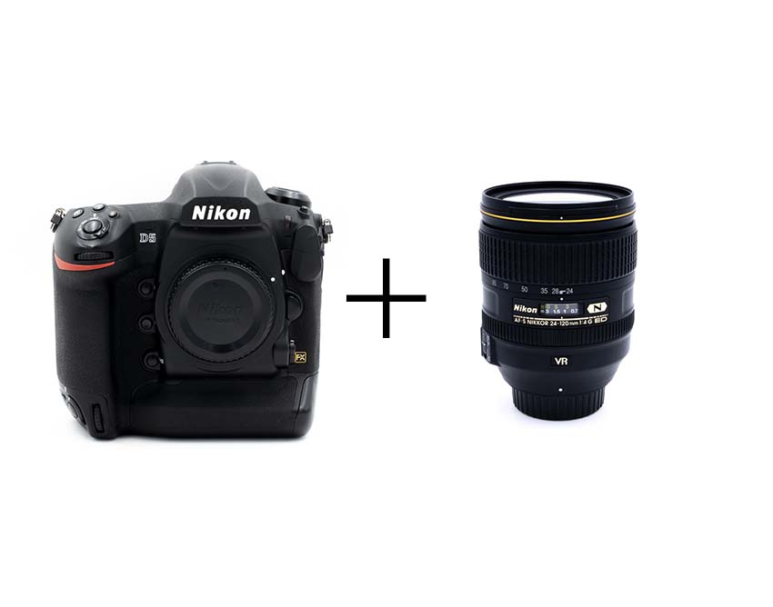 Nikon プロ仕様最上位機 & 万能ズームセット D5 CF-Type + AF-S NIKKOR 24-120mm f/4G ED VR