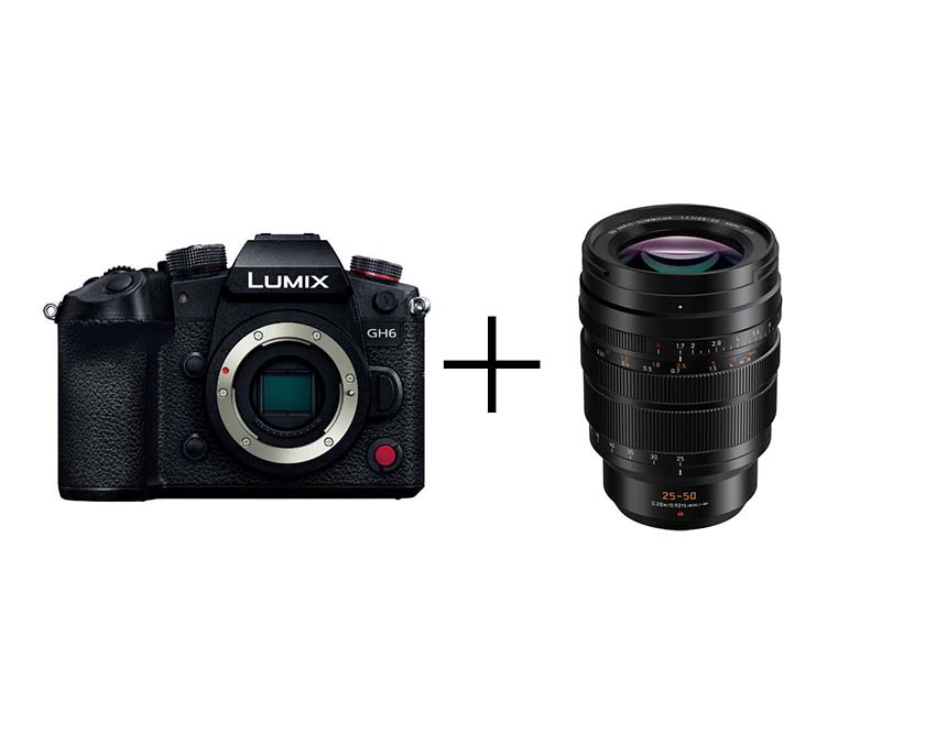 Panasonic 本格動画ミラーレス ＆ F1.7通し超大口径望遠ズームセット LUMIX DC-GH6 + LEICA DG VARIO-SUMMILUX 25-50mm/F1.7 ASPH.