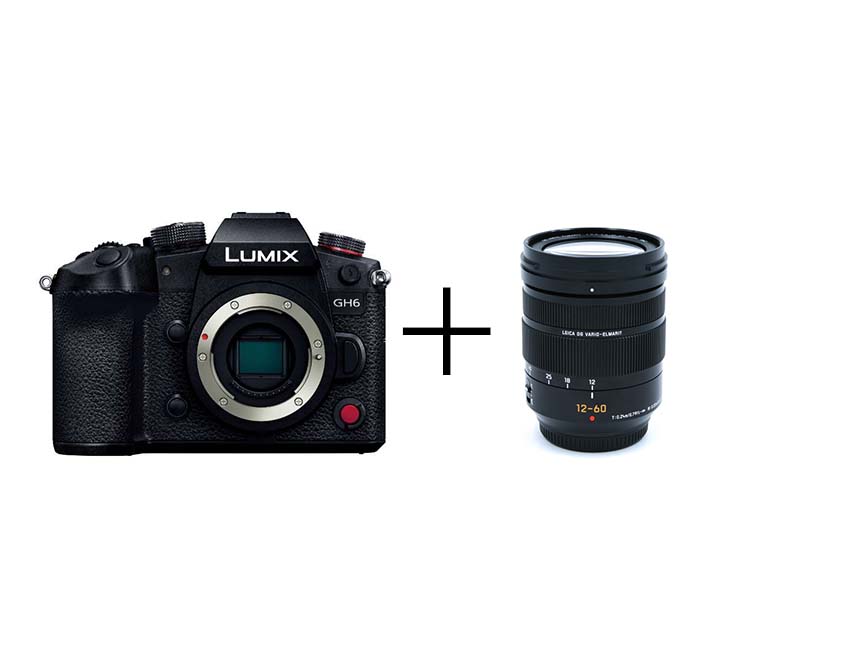 Panasonic 本格動画ミラーレス ＆ ライカ標準ズームセット LUMIX DC-GH6 + LEICA DG VARIO-ELMARIT 12-60mm/F2.8-4.0