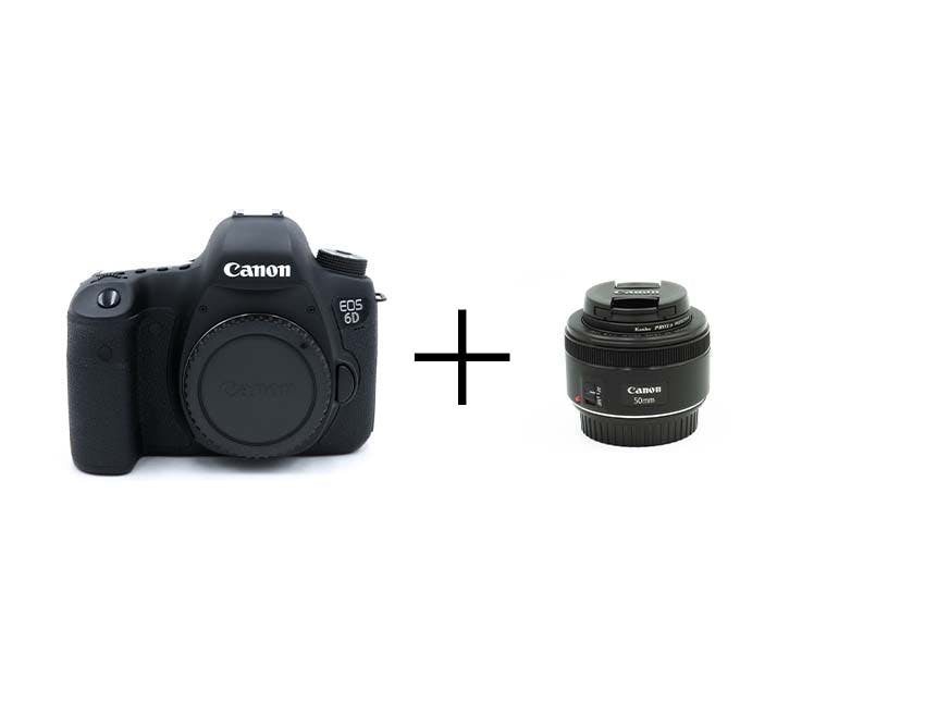Canon フルサイズ一眼レフ & 標準単焦点セット EOS 6D + EF50mm F1.8 STM