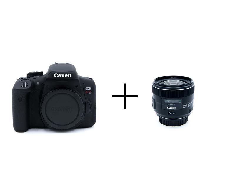 Canon お手軽一眼レフ & コンパクトな標準単焦点セット EOS Kiss X8i + EF35mm F2 IS USM
