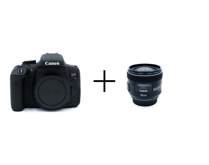 Canon お手軽一眼レフ & コンパクトな標準単焦点セット EOS Kiss X8i + EF35mm F2 IS USM