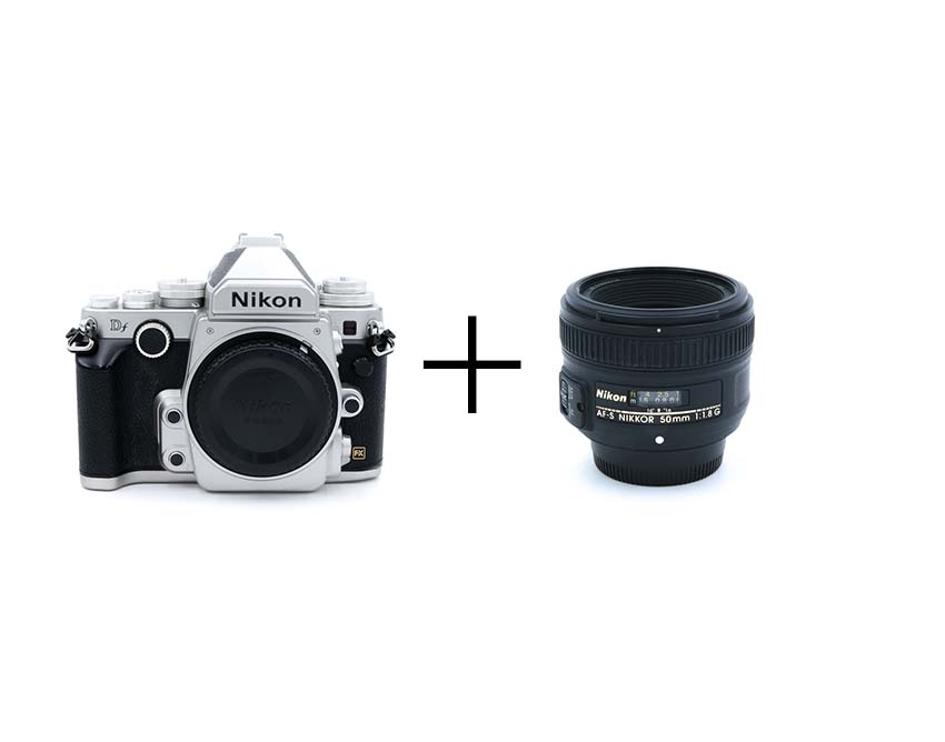 Nikon レトロデザイン一眼レフ & ボケる標準単焦点セット Df + AF-S NIKKOR 50mm f/1.8G