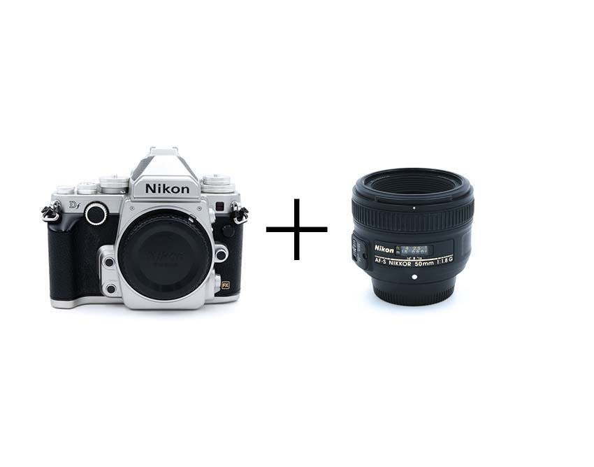 Nikon レトロデザイン一眼レフ & ボケる標準単焦点セット Df + AF-S NIKKOR 50mm f/1.8G