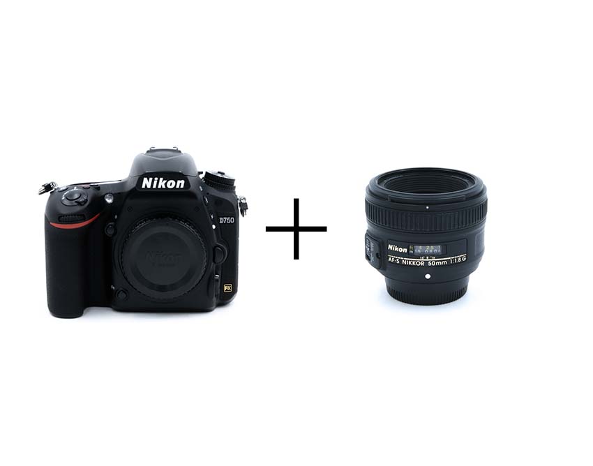 Nikon 軽快フルサイズ一眼レフ & ボケる標準単焦点セット D750 + AF-S NIKKOR 50mm f/1.8G