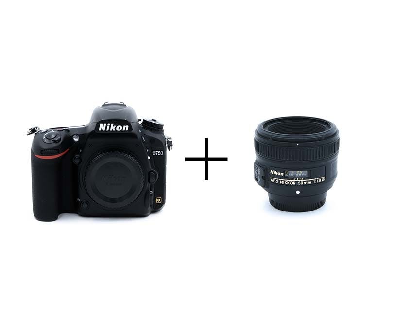 Nikon 軽快フルサイズ一眼レフ & ボケる標準単焦点セット D750 + AF-S NIKKOR 50mm f/1.8G