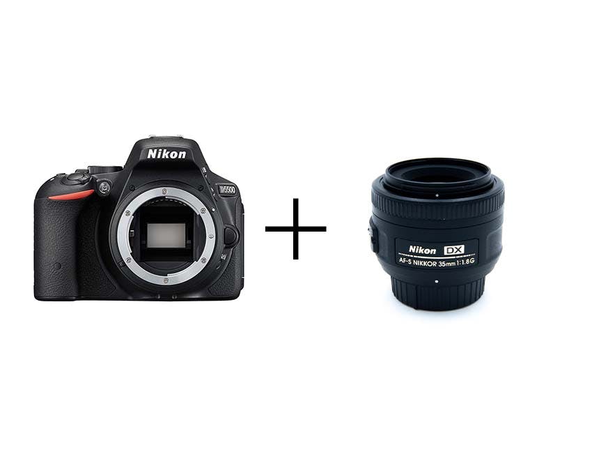 Nikon 軽量一眼レフ & ボケる標準単焦点セット D5500 + AF-S DX NIKKOR 35mm f/1.8G