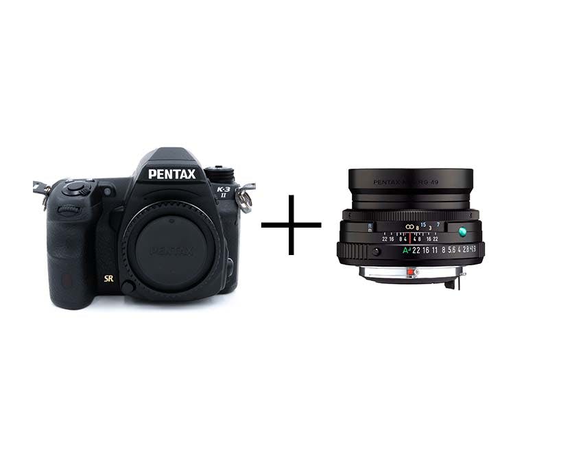 PENTAX 軽快一眼レフ & コンパクトなLimited単焦点セット K-3 II + HD PENTAX-FA 43mmF1.9 Limited [ブラック]