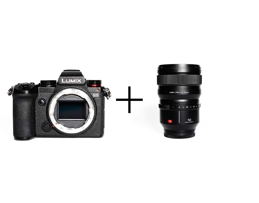 Panasonic 軽快フルサイズミラーレス & 大口径標準単焦点レンズセット LUMIX DC-S5 + LUMIX S PRO 50mm F1.4 S-X50