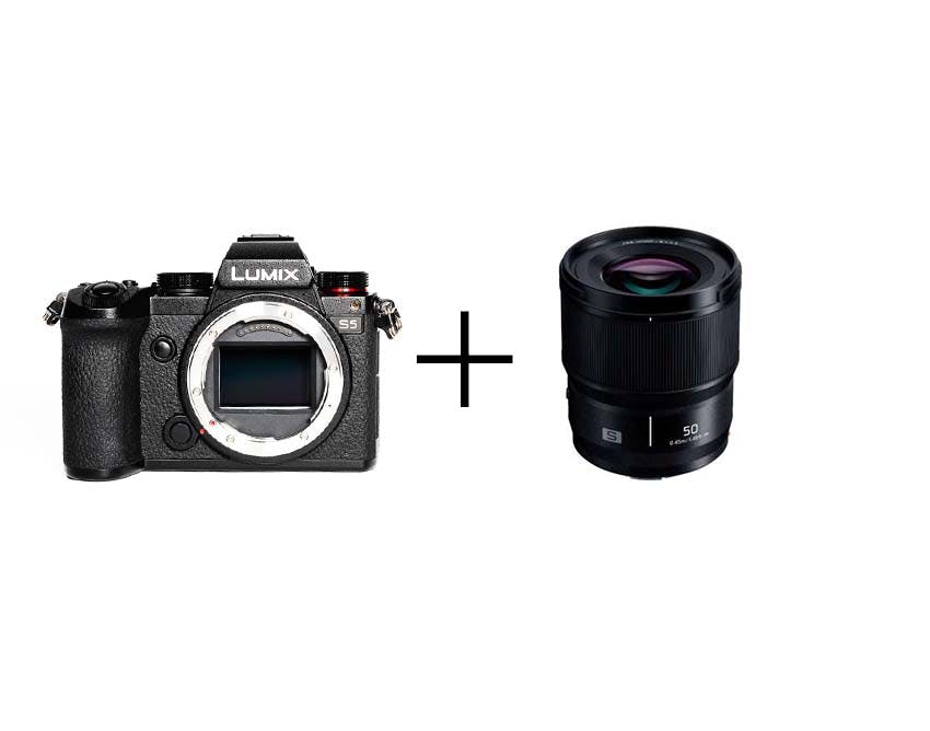Panasonic 軽快フルサイズミラーレス & 純正標準単焦点レンズセット LUMIX DC-S5 + LUMIX S 50mm F1.8 S-S50
