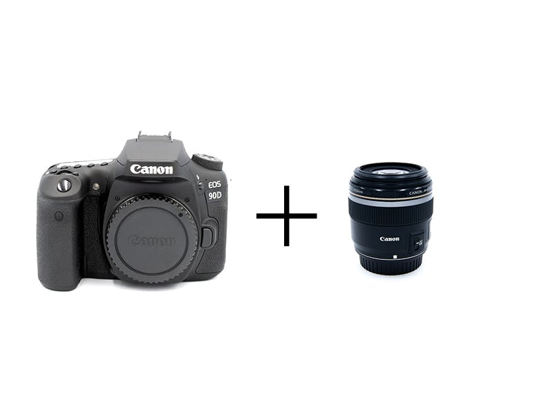 Canon 万能一眼レフ＆マクロレンズセット EOS 90D + EF-S60mm F2.8 マクロ USM