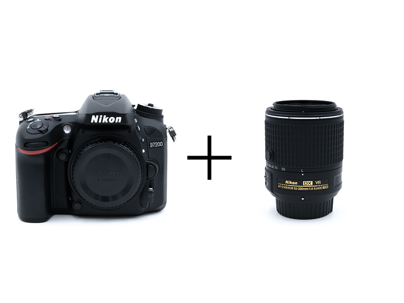 Nikon はじめての野鳥撮影にオススメ 一眼レフ＆望遠レンズセット D7200 + AF-S DX NIKKOR 55-200mm f/4-5.6G ED VR II