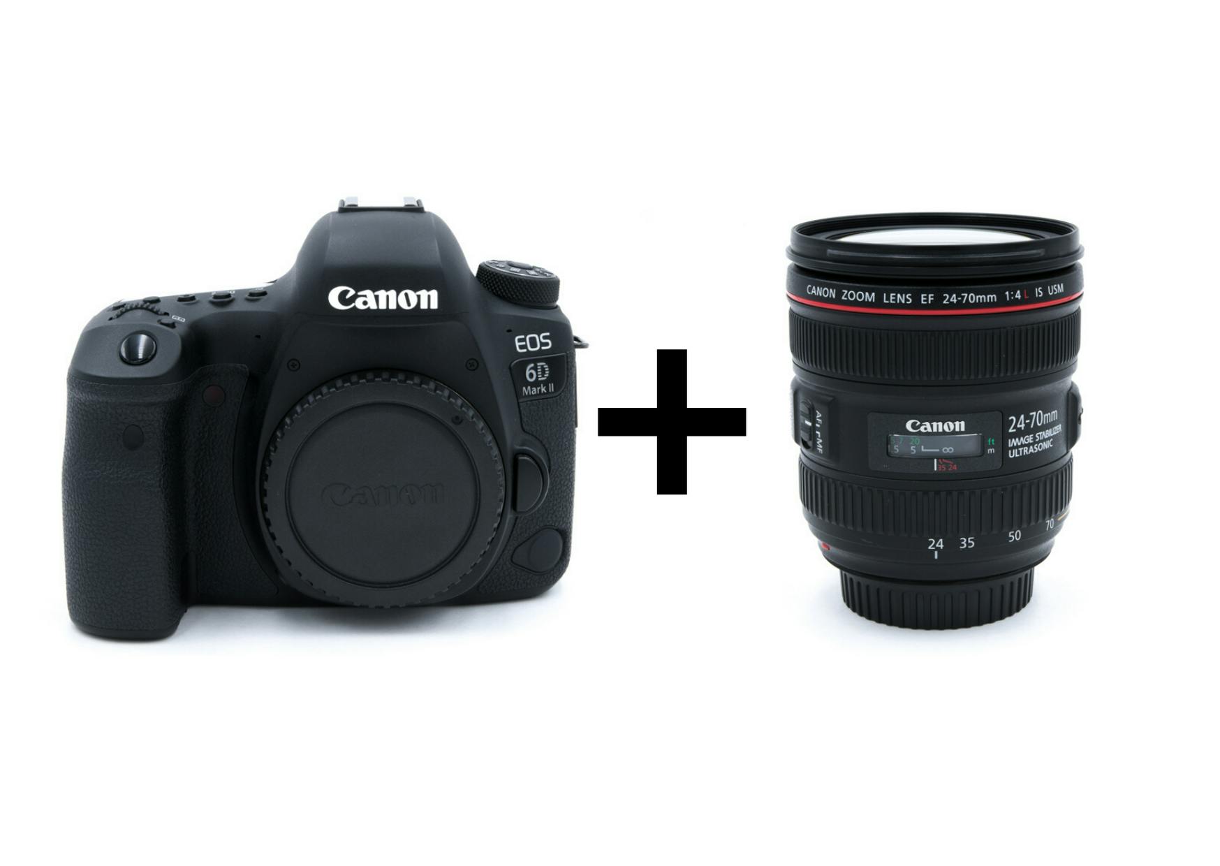 Canon フルサイズ最新モデル 万能撮影セット EOS 6D Mark II + 24-70mm F4