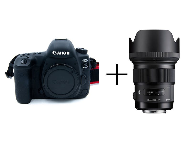 Canon フラッグシップフルサイズ単焦点セット EOS 5D Mark IV + SIGMA 50mm F1.4
