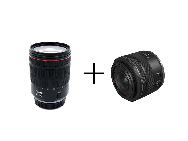 Canon RFマウントデビューレンズセット RF24-105mm F4L + RF35mm F1.8 マクロ