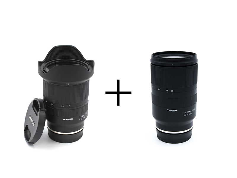 TAMRON 小型軽量大三元 F2.8レンズセット 17-28mm + 28-75mm [SONY Eマウント用]