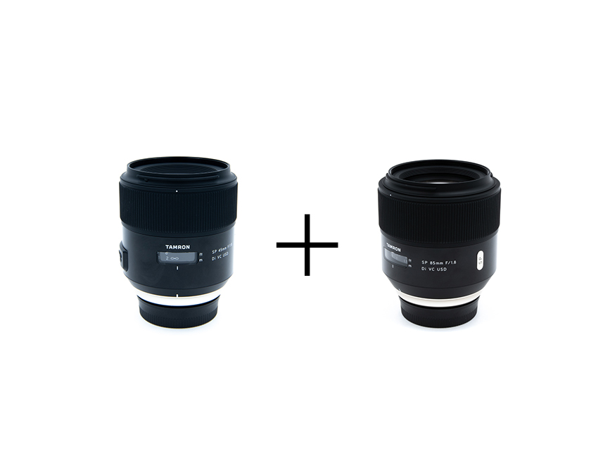 TAMRON ポートレートにオススメ!ボケるF1.8単焦点レンズセット(ニコンF用) 45mm + 85mm