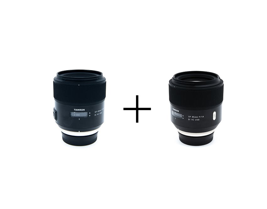 TAMRON ポートレートにオススメ!ボケるF1.8単焦点レンズセット(ニコンF用) 45mm + 85mm