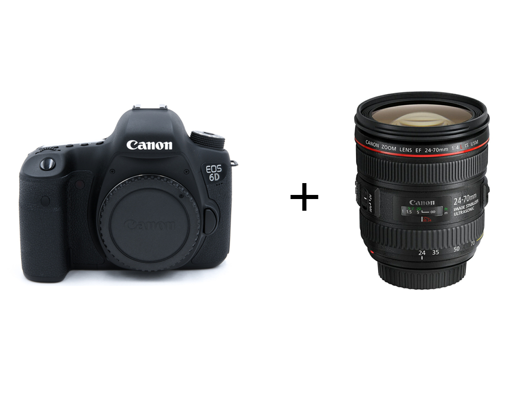 Canon フルサイズ一眼デビュー万能撮影セット EOS 6D + 24-70mm F4